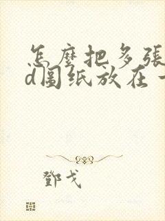 怎么把多张cad图纸放在一个pdf文件里