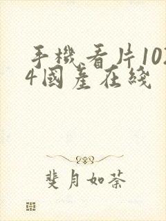 手机看片1024国产在线