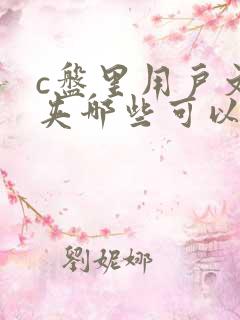 c盘里用户文件夹哪些可以删除