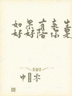 如果有来生我会好好陪你是什么歌