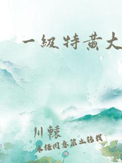一级特黄大片色