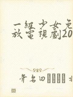 一级少女免费播放电视剧202