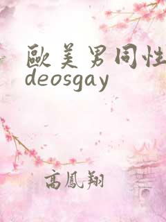 欧美男同性videosgay