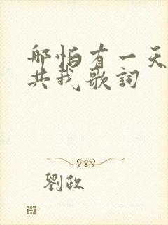 哪怕有一天只你共我歌词