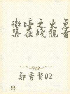 微暗之火免费全集在线观看