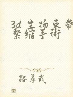 3d 生物束带紧缩手术