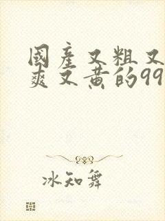 国产又粗又猛又爽又黄的99视频