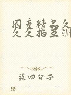 国产精品久久久久久拍亚洲1