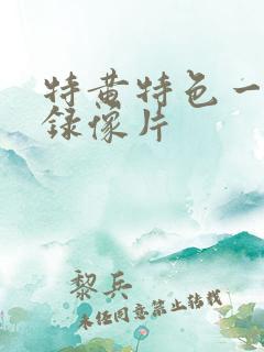 特黄特色一级二录像片