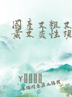 国产又粗又猛又黄又爽性视