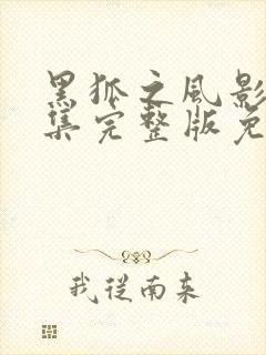 黑狐之风影44集完整版免费