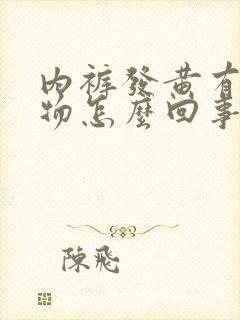 内裤发黄有分泌物怎么回事