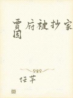 贾府被抄家的原因