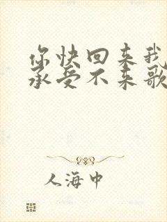 你快回来我已经承受不来歌词