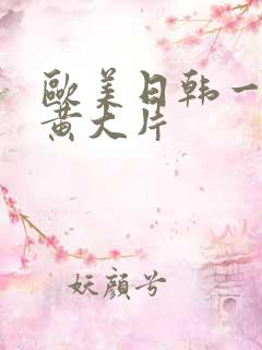 欧美日韩一级特黄大片