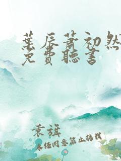 叶辰萧初然小说免费听书