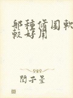 那种修图软件比较好用