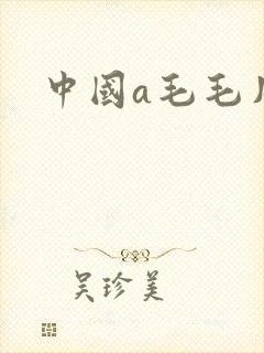中国a毛毛片