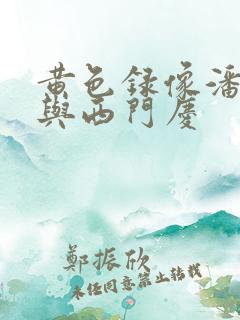 黄色录像潘金莲与西门庆