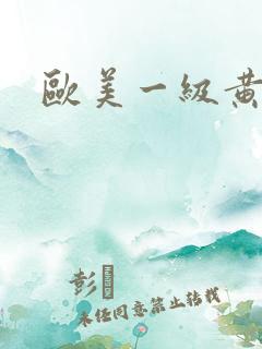 欧美一级黄大片