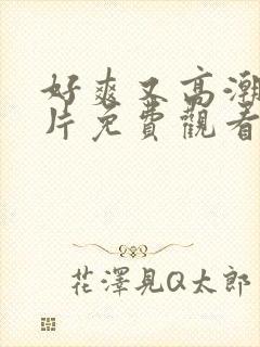 好爽又高潮了毛片免费观看