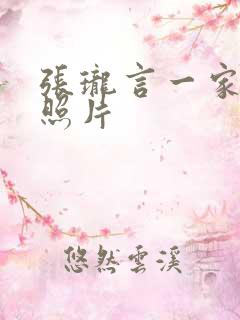 张珑言一家三口照片