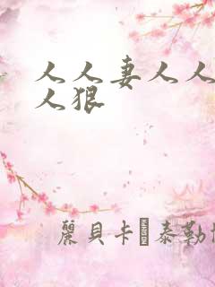 人人妻人人爽人人狠