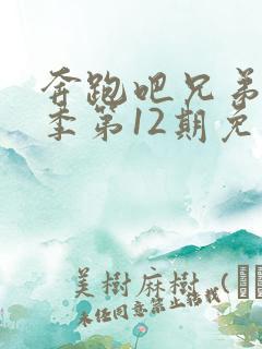 奔跑吧兄弟第三季第12期免费观看