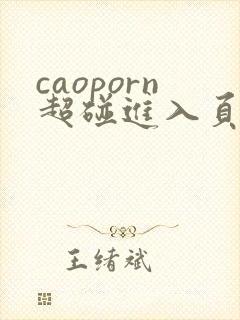 caoporn超碰进入页面