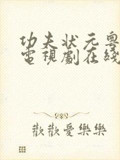 功夫状元粤语版电视剧在线观看