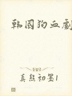 韩国狗血剧