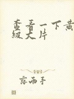 查看一下黄色一级大片