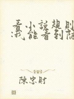 看小说规则怪谈:我能看到隐藏提示