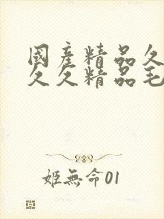 国产精品久久久久久精品毛片