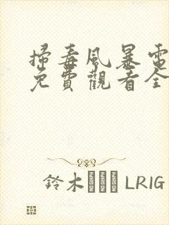 扫毒风暴电视剧免费观看全集完整版