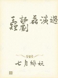 王译磊演过哪些短剧