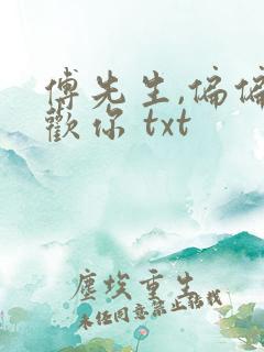 傅先生,偏偏喜欢你 txt