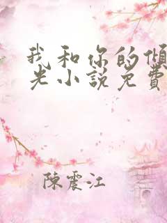 我和你的倾城时光小说免费阅读