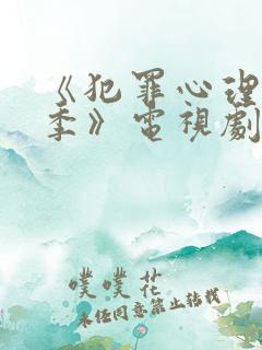 《犯罪心理第八季》电视剧