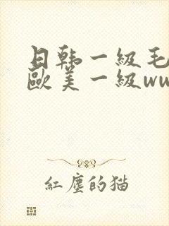 日韩一级毛一片欧美一级ww