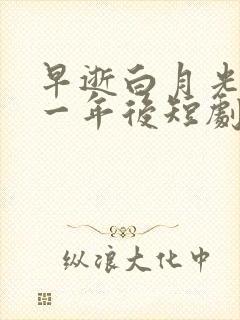 早逝白月光穿十一年后短剧第二季