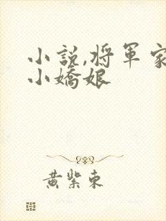 小说,将军家的小娇娘