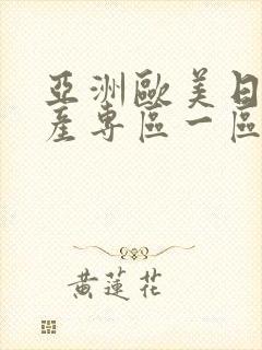 亚洲欧美日韩国产专区一区