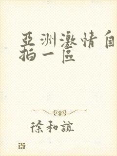 亚洲激情自拍偷拍一区