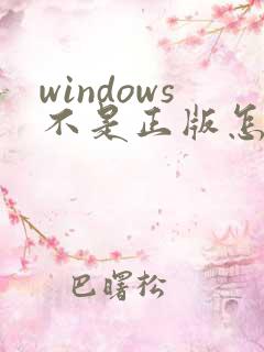 windows不是正版怎么解决桌面黑屏