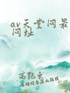 av天堂网最新网址