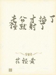 老公才插了几分钟就射了