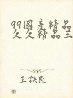 99国产精品久久久精品三级