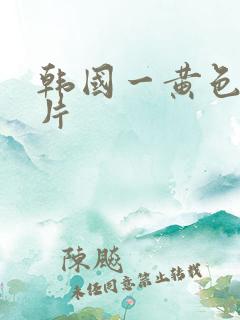 韩国一黄色一级片