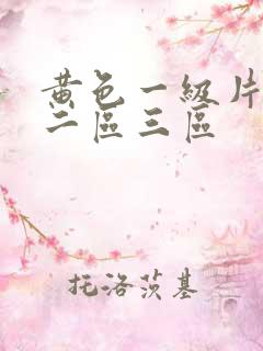 黄色一级片一区二区三区